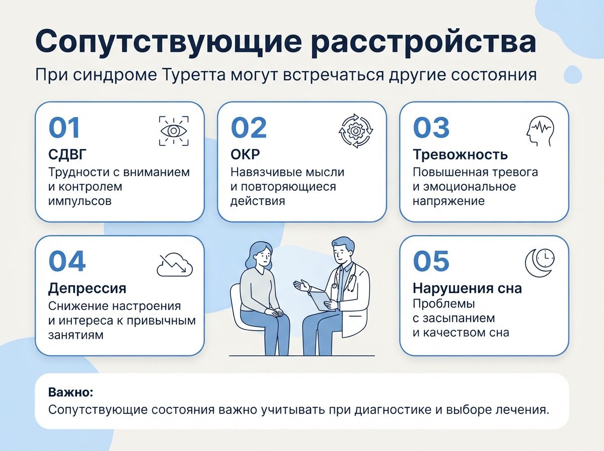 Лечение синдрома Туретта в Нововоронеже инфографика